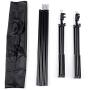 Kshioe 2x3m/6.5x9.8ft Photo Video Studio Adjustable Background Backdrop Support System Stand with Carry Bag