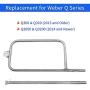 X Home Burner Tube Set for Weber Q3200 Q3000 Q300 Q320 57060001 586002, Stainless Steel Grill Parts, Universal for Weber 65032 60036