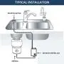 Garbage Disposal Air Switch Kit Sink Top Waste Disposal Long Stainless Steel On/Off Air Button Food and Waste Disposals Part by Etoolcity Garbage Disposal Air Switch Kit Sink Top Waste Disposal Long Stainless Steel On/Off Air Button Food and Waste Disposals Part by Etoolcity