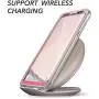 YOUMAKER Kickstand Case for Galaxy S8 Plus, Full Body with Built-in Screen Protector Heavy Duty Protection Shockproof Rugged Cover for Samsung Galaxy S8 Plus 6.2 inch - Pink/Gray