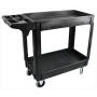 MaxWorks 80855 500-Pound Service Cart With Two Trays (40'' x 17'' Overall Dimensions)