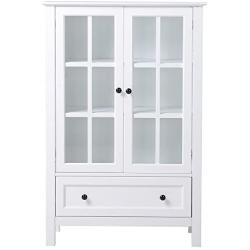 Signature Design by Ashley Miranda Accent Cabinet, 32'' W x 12'' D x 47'' H, White
