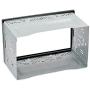 Universal Double DIN Installation Slot Metal Car Stereo Radio Mounting Frame 2DIN Universal Car Radio Adapter in-Dash Mounting Frame Complete Fitting Kit