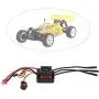 VGEBY 60A RC Brushless ESC + 3650 RC Brushless Motor + M0900 9kg RC Metal Gear Servo RC Parts(60A Brushless ESC)