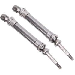 T best RC Rear Drive Shaft Set, 1/10 RC Metal CVD Transmission Shaft Fit for Traxxas Slash Car NSV775(Titanium)