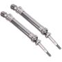 T best RC Rear Drive Shaft Set, 1/10 RC Metal CVD Transmission Shaft Fit for Traxxas Slash Car NSV775(Titanium)