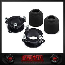 Heavy Metal Suspensions - Fits 2002-2009 Trailblazer Envoy Max Lift Kit 3'' Front Strut Spacers + 3'' Rear Spring Spacers | High Strength Kit