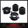 Heavy Metal Suspensions - Fits 2002-2009 Trailblazer Envoy Max Lift Kit 3'' Front Strut Spacers + 3'' Rear Spring Spacers | High Strength Kit