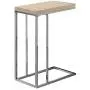 Monarch Specialties 3203, Chrome Accent Metal Base, C Table, Natural Monarch Specialties 3203, Chrome Accent Metal Base, C Table, Natural