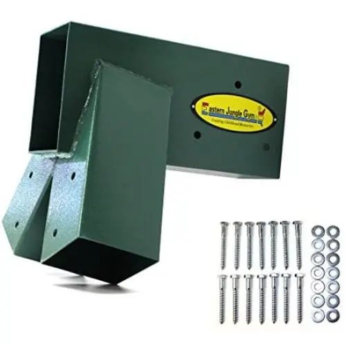Eastern Jungle Gym Easy 1-2-3 A-Frame Swing Set Bracket Heavy Duty for EZ, Simple Install - DIY Swing Set Parts Eastern Jungle Gym Easy 1-2-3 A-Frame Swing Set Bracket Heavy Duty for EZ, Simple Install - DIY Swing Set Parts