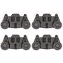 [UPGRADED] 4 Pack of W10195416 Lower Dishwasher Replacement Wheel for Whirlpool Kenmore KitchenAid Dishwasher -Replaces W10195416V, PS11722152, AP5983730, W10195418 Dishrack Wheel