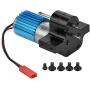 AKDSteel Heng-Long W-PL B-1 B-14 B-24 B24 C14 C-14 1/16 Military Truck RC Car Upgrade Motor + Gearbox + Metal Drive Red for Toys Gift