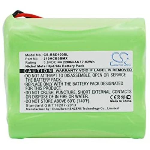 Replacement Battery for Roberts Sports Dab1, Solar Dab 1, fit Part Number 210HCB3BMX,3.6V Ni-MH 2200mAh/7.92Wh Replacement Battery for Roberts Sports Dab1, Solar Dab 1, fit Part Number 210HCB3BMX,3.6V Ni-MH 2200mAh/7.92Wh