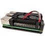 DS. DISTINCTIVE STYLE Heatsink Metal Case with Dual Cooling Fans Compatible with Raspberry Pi 4