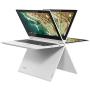 Lenovo Chromebook C330 2-in-1 Convertible Laptop, 11.6-Inch HD (1366 x 768) IPS Display, MediaTek MT8173C Processor, 4GB LPDDR3, 64 GB eMMC, Chrome OS, 81HY0000US, Blizzard White