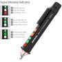 Voltage Tester, Meterk Non-Contact Voltage Tester Pen with Alarm Mode & Live/Null Wire Judgment, LED Flashlight Beeper Multi-sensor, 12V-1000V/48V-1000V Electric Voltage Detector Pen
