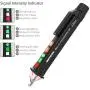 Voltage Tester, Meterk Non-Contact Voltage Tester Pen with Alarm Mode & Live/Null Wire Judgment, LED Flashlight Beeper Multi-sensor, 12V-1000V/48V-1000V Electric Voltage Detector Pen