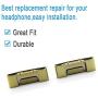 Replacement Headband Metal Folding Hinge Clip Cover Pin Repair Parts Set Compatible with Studio 3 Studio 3.0 Wireless Over-Ear Headphones (Gold)