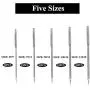 PECULA Sewing Machine Needles, 50 Count, Universal Regular Point for Singer, Brother, Janome, Varmax, Sizes HAX1 65/9, 75/11, 90/14, 100/16, 110/18