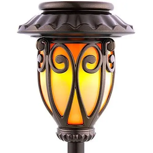 Camabel 56'' Tall Solar Torch Lights 4 Pack with Flicking Flame 100% Metal LED Solar Light Outdoor Dancing Stainless Steel Walkway Lighting for Garden Patio Yard Decor Waterproof Pool Path Effect Light Camabel 56'' Tall Solar Torch Lights 4 Pack with Flicking Flame 100% Metal LED Solar Light Outdoor Dancing Stainless Steel Walkway Lighting for Garden Patio Yard Decor Waterproof Pool Path Effect Light