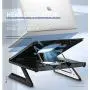 Laptop Stand Ergonomic Keyboard Tray Computer Holder with Heat-Vent to Elevate and Adjustable Laptop.JOMARTO Computer Holder Compatible with Mac-Book Computer,Tablet(Black)
