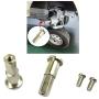 freneci 1/12 Remote Control Car Metal Upgrade Parts Rear Wheel Axle Fit for WPL D12 Spare Fittings Replacement Accessories - Rear Axles