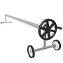 Best Choice Products 21ft Aluminum Inground Swimming Pool Cover Reel w/Hand Crank, Silver Best Choice Products 21ft Aluminum Inground Swimming Pool Cover Reel w/Hand Crank, Silver