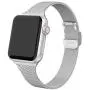 Compatible with Apple Watch Bands 38mm 40mm 42mm 44mm, Stainless Steel Metal Mesh Wristband Loop Replacement Band for Women Men Iwatch Series 6 5 4 3 2 1 with Gift Package (Silver, 38mm/40mm) Compatible with Apple Watch Bands 38mm 40mm 42mm 44mm, Stainless Steel Metal Mesh Wristband Loop Replacement Band for Women Men Iwatch Series 6 5 4 3 2 1 with Gift Package (Silver, 38mm/40mm)