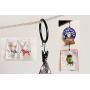 yueton 60pcs Black Metal Hook Clips Hanging Curtain Clip Hanger