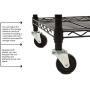 Meet perfect 6-Shelf Adjustable Wire Shelves on Wheels, Heavy Duty 6 Tier Storage Shelving Unit(350lbs Capacity Per Shelf with Feet), Metal Steel Organizer Wire Rack- Black(48L x 18W x 82H w/Casters)