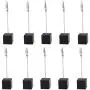 Metal Alligator Clip Stick 10 Pieces, Modeling Tool Set with 1Pc Plastic Base for Airbrush Hobby Model Parts Models Assemble -Square Shape Black Metal Alligator Clip Stick 10 Pieces, Modeling Tool Set with 1Pc Plastic Base for Airbrush Hobby Model Parts Models Assemble -Square Shape Black