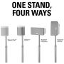 Sanus Adjustable Height Wireless Speaker Stands Designed for SONOS ONE, ONE SL, Play:1, and Play:3 - Tool-Free Height Adjust Up to 16'' with Built in Cable Management - Single White - WSSA1-W1