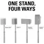 Sanus Adjustable Height Wireless Speaker Stands Designed for SONOS ONE, ONE SL, Play:1, and Play:3 - Tool-Free Height Adjust Up to 16'' with Built in Cable Management - Single White - WSSA1-W1 Sanus Adjustable Height Wireless Speaker Stands Designed for SONOS ONE, ONE SL, Play:1, and Play:3 - Tool-Free Height Adjust Up to 16'' with Built in Cable Management - Single White - WSSA1-W1