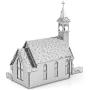 Fascinations Metal Earth Old Country Church 3D Metal Model Kit