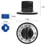Electric Range Burner Knob Kit KN002 RKE Universal Electric Range Oven Knob Handle Kit Compatible with Whirlpool Gas Stove by AMI PARTS - Replace TJKN002&RK103. Electric Range Burner Knob Kit KN002 RKE Universal Electric Range Oven Knob Handle Kit Compatible with Whirlpool Gas Stove by AMI PARTS - Replace TJKN002&RK103.