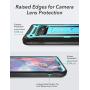 YOUMAKER Kickstand Case for Galaxy S10 Plus, Built-in Screen Protector Work with Fingerprint ID Full Body Heavy Duty Protection Shockproof Cover for Samsung Galaxy S10+ Plus 6.4 inch - Blue