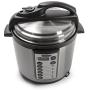 BELLA 10-In-1 Multi-Use Programmable Pressure Cooker, Slow Cooker, Rice Cooker, Steamer, Sauté Warmer with Searing and Browning Feature, 6 Quart, 1000 Watts (14467)