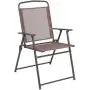 Flash Furniture Nantucket 6 Piece Brown Patio Garden Set with Table, Tan Umbrella and 4 Folding Chairs Flash Furniture Nantucket 6 Piece Brown Patio Garden Set with Table, Tan Umbrella and 4 Folding Chairs