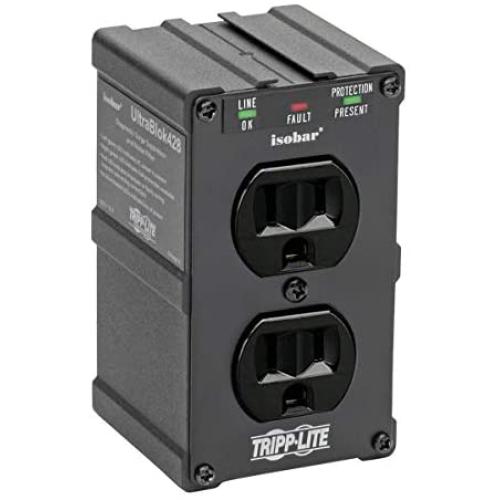 Tripp Lite Isobar Surge Protector Power Strip, Lifetime Limited Warranty Black