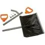 ErgieShovel ERG-SNSH18 18-Inch Impact Resistant Blade Push/Scoop Combination Snow, Polycarbonate Shovel