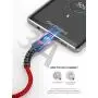 USB Type C Cable 3A Fast Charging [2-Pack 6.6ft], JSAUX USB-A to USB-C Charge Braided Cord Compatible with Samsung Galaxy S10 S9 S8 S20 Plus A51 A11,Note 10 9 8, PS5 Controller, USB C Charger(Red)