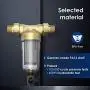 Waterdrop PFK Whole House Sediment Water Filter, Spin Down Sediment Water Filter, 50-Micron, 1'' MNPT + 3/4'' FNPT, BPA Free, Heavy Duty 316L Molybdenum Alloy Build Waterdrop PFK Whole House Sediment Water Filter, Spin Down Sediment Water Filter, 50-Micron, 1'' MNPT + 3/4'' FNPT, BPA Free, Heavy Duty 316L Molybdenum Alloy Build