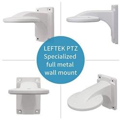 Wall Mount Bracket,LEFTEK Full Metal Bracket Outdoor Indoor CCTV Stand Accessory for LEFTEK Dome PTZ Camera