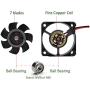 ANVISION 2-Pack 40mm x 10mm DC 12V Brushless Cooling Fan, Dual Ball Bearing, YDM4010B12 ANVISION 2-Pack 40mm x 10mm DC 12V Brushless Cooling Fan, Dual Ball Bearing, YDM4010B12