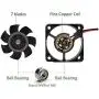 ANVISION 2-Pack 40mm x 10mm DC 12V Brushless Cooling Fan, Dual Ball Bearing, YDM4010B12