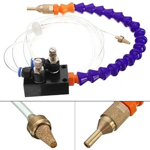 Upgrade Version Mist Coolant Lubrication Spray System for Metal Cutting Engraving Cooling Sprayer Machine for Air Pipe CNC Lathe Milling Drill Upgrade Version Mist Coolant Lubrication Spray System for Metal Cutting Engraving Cooling Sprayer Machine for Air Pipe CNC Lathe Milling Drill
