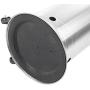 Fire Sense Stainless Steel Pro Series Patio Heater with Wheels | Uses 20 Pound Propane Tank | 46,000 BTU Output | Weighted Base | Portable Outdoor Heat Lamp