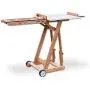 Creative Mark Mirage Studio Artist Easel for Canvas to 71'' High, Fully Adjustable from Horizontal to Vertical, Rolling Wheels - Natural Elm Wood Creative Mark Mirage Studio Artist Easel for Canvas to 71'' High, Fully Adjustable from Horizontal to Vertical, Rolling Wheels - Natural Elm Wood