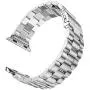 Watch Band Silver 38MM/40MM Stainless Steel Strap Wristband for Apple Watch Series4/3/2/1 All Version Comfortable Durable Folding Metal Clasp Classic Buckle Wrist Watch Strap,Updated Version Watch Band Silver 38MM/40MM Stainless Steel Strap Wristband for Apple Watch Series4/3/2/1 All Version Comfortable Durable Folding Metal Clasp Classic Buckle Wrist Watch Strap,Updated Version