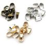 300pcs Mixed Metal Pinch Clip Clasp Bail Finish Necklace Clasps Pendant Clasps Claw Bail,Pendant Clasps, Pinch Clip Clasp Bail for Necklace (M148)